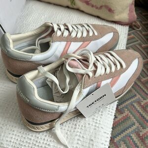 Tretorn Rawlins white/blush sneakers